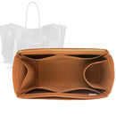 Organizer for [Bel Air Carry All Medium, Balenciaga] Tote Purse Bag Insert Organiser Liner Shaper (Felt, Long Zip and Open Compartment)