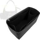 Organizer for [Large Camera Bag, Chloe] Tote Purse Bag Insert Organiser Liner Shaper (Felt, Long Zip and Open Compartment)