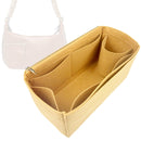 Organizer for [Camera Chain Bag, Chloe] Tote Purse Bag Insert Organiser Liner Shaper (Felt, Long Zip and Open Compartment)