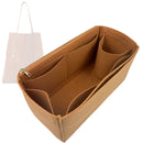 Organizer for [Spin Tote 27cm, Chloe] Tote Purse Bag Insert Organiser Liner Shaper (Felt, Long Zip and Open Compartment)