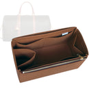 Organizer for [Medium Travel Bag, Celine] Tote Purse Bag Insert Organiser Liner Shaper (Felt, Long Zip and Open Compartment)