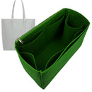 Organizer for [Cabas Tote With Buckle, Celine] Tote Purse Bag Insert Organiser Liner Shaper (Felt, Long Zip and Open Compartment)