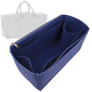 Organizer for [Bowling 55 Bag, Goyard] Tote Purse Bag Insert Organiser Liner Shaper (Felt, Long Zip and Open Compartment)
