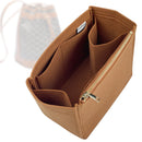 Organizer for [Petit Flot Bucket Bag, Goyard] Tote Purse Bag Insert Organiser Liner Shaper (Felt, Long Zip and Open Compartment)