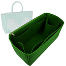 Organizer for [Saigon Tote Bag, Goyard] Tote Purse Bag Insert Organiser Liner Shaper (Felt, Long Zip and Open Compartment)
