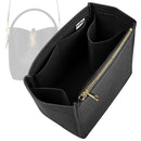 Organizer for [LE 37 20W 25H, Saint Laurent (YSL)] Tote Purse Bag Insert Organiser Liner Shaper (Felt, Long Zip and Open Compartment)