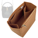 Organizer for [LE 37 Small, Saint Laurent (YSL)] Tote Purse Bag Insert Organiser Liner Shaper (Felt, Long Zip and Open Compartment)