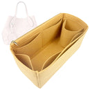 Organizer for [Blossom PM, LV] Tote Purse Bag Insert Organiser Liner Shaper (Felt, Long Zip and Open Compartment)