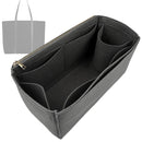 Organizer for [HORIZONTAL MUSEUM BAG in SUEDE CALFSKIN WITH TRIOMPHE EMBOSSED, Celine] Tote Purse Bag Insert Organiser Liner Shaper (Felt, Long Zip and Open Compartment)