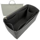 Organizer for [Le Pliage Green XL Travel bag, Longchamp] Tote Purse Bag Insert Organiser Liner Shaper (Felt, Long Zip and Open Compartment)