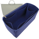 Organizer for [Le Pliage Green M Travel Bag, Longchamp] Tote Purse Bag Insert Organiser Liner Shaper (Felt, Long Zip and Open Compartment)