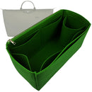Organizer for [Le Pliage Green S Travel Bag, Longchamp] Tote Purse Bag Insert Organiser Liner Shaper (Felt, Long Zip and Open Compartment)