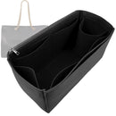 Organizer for [Large Duty Free Tote, Balenciaga] Tote Purse Bag Insert Organiser Liner Shaper (Felt, Long Zip and Open Compartment)