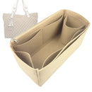 Organizer for [ICON BIT GG MEDIUM TOTE, Gucci] Tote Purse Bag Insert Organiser Liner Shaper (Felt, Long Zip and Open Compartment)