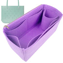 Organizer for [Original Bogg Bag, Bogg] Tote Purse Bag Insert Organiser Liner Shaper (Felt, Long Zip and Open Compartment)