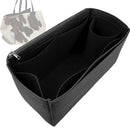 Organizer for [Animal print hair-on leather maxi tote bag, Massimo Dutti] Tote Purse Bag Insert Organiser Liner Shaper (Felt, Long Zip and Open Compartment)