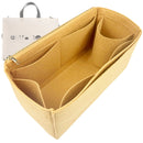 Organizer for [Medium G-Tote bag, Givenchy] Tote Purse Bag Insert Organiser Liner Shaper (Felt, Long Zip and Open Compartment)