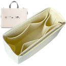 Organizer for [Mini G-Tote bag, Givenchy] Tote Purse Bag Insert Organiser Liner Shaper (Felt, Long Zip and Open Compartment)