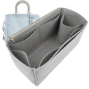 Organizer for [Rogue 20, Coach] Tote Purse Bag Insert Organiser Liner Shaper (Felt, Long Zip and Open Compartment)