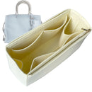 Organizer for [Rogue 25, Coach] Tote Purse Bag Insert Organiser Liner Shaper (Felt, Long Zip and Open Compartment)
