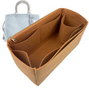 Organizer for [Rogue 30, Coach] Tote Purse Bag Insert Organiser Liner Shaper (Felt, Long Zip and Open Compartment)