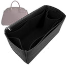 Organizer for [Soft Empire Carryall 28, Coach] Tote Purse Bag Insert Organiser Liner Shaper (Felt, Long Zip and Open Compartment)