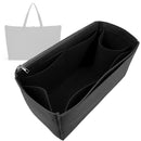 Organizer for [Just In Case Tote, Tumi] Tote Purse Bag Insert Organiser Liner Shaper (Felt, Long Zip and Open Compartment)