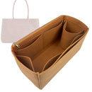 Organizer for [The Handwoven Leather Tote, Madewell] Tote Purse Bag Insert Organiser Liner Shaper (Felt, Long Zip and Open Compartment)
