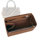 Organizer for [Speedy Trunk 20, LV] Tote Purse Bag Insert Organiser Liner Shaper (Felt, Long Zip and Open Compartment)