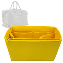 Organizer for [Goyardine Boeing Duffle Bag 45, Goyard] Tote Purse Bag Insert Organiser Liner Shaper (Felt, Long Zip and Open Compartment)