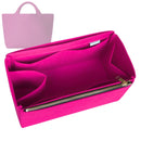 Organizer for [St Barths Small Tote, Naghedi] Tote Purse Bag Insert Organiser Liner Shaper (Felt, Long Zip and Open Compartment)