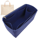 Organizer for [Medium Mimi, Parker Thatch] Tote Purse Bag Insert Organiser Liner Shaper (Felt, Long Zip and Open Compartment)