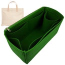Organizer for [Small Mimi, Parker Thatch] Tote Purse Bag Insert Organiser Liner Shaper (Felt, Long Zip and Open Compartment)
