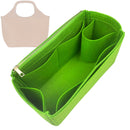 Organizer for [Mini Libby Tote in Arosa Calf, Peter Nitz] Tote Purse Bag Insert Organiser Liner Shaper (Felt, Long Zip and Open Compartment)
