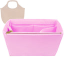 Organizer for [Small Libby Tote in Arosa Calf, Peter Nitz] Tote Purse Bag Insert Organiser Liner Shaper (Felt, Long Zip and Open Compartment)