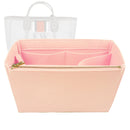 Organizer for [The Lily Canvas Medium, Lily Bean] Tote Purse Bag Insert Organiser Liner Shaper (Felt, Long Zip and Open Compartment)