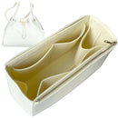 Organizer for [25 Small Handbag, Chanel] Tote Purse Bag Insert Organiser Liner Shaper (Felt, Long Zip and Open Compartment)