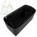 Organizer for [25 Large Handbag, Chanel] Tote Purse Bag Insert Organiser Liner Shaper (Felt, Long Zip and Open Compartment)