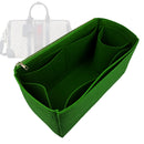 Organizer for [Savoy large duffle bag, Gucci] Tote Purse Bag Insert Organiser Liner Shaper (Felt, Long Zip and Open Compartment)