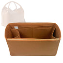 Organizer for [Large Bale bag, Loro Piana] Tote Purse Bag Insert Organiser Liner Shaper (Felt, Long Zip and Open Compartment)