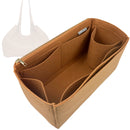 Organizer for [Barra Tote, Strathberry] Tote Purse Bag Insert Organiser Liner Shaper (Felt, Long Zip and Open Compartment)