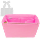 Organizer for [Jelly Tote Bag, Case Mate] Tote Purse Bag Insert Organiser Liner Shaper (Felt, Long Zip and Open Compartment)