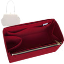 Organizer for [Kisslock Frame Bag 27, Coach] Tote Purse Bag Insert Organiser Liner Shaper (Felt, Long Zip and Open Compartment)
