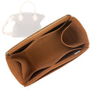 Organizer for [Neo Lockit PM, LV] Tote Purse Bag Insert Organiser Liner Shaper (Felt, Long Zip and Open Compartment)