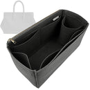 Organizer for [Barbara Tote, Bottega Veneta] Tote Purse Bag Insert Organiser Liner Shaper (Felt, Long Zip and Open Compartment)