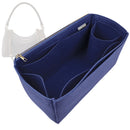 Organizer for [Express PM, LV] Tote Purse Bag Insert Organiser Liner Shaper (Felt, Long Zip and Open Compartment)