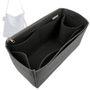 Organizer for [BLEECKER BUCKET BAG 36, Coach] Tote Purse Bag Insert Organiser Liner Shaper (Felt, Long Zip and Open Compartment)