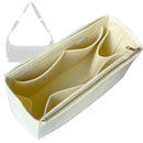 Organizer for [Small D-Journey, Dior] Tote Purse Bag Insert Organiser Liner Shaper (Felt, Long Zip and Open Compartment)