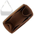 Organizer for [Medium D-Journey, Dior] Tote Purse Bag Insert Organiser Liner Shaper (Felt, Long Zip and Open Compartment)