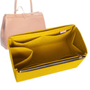 Organizer for [Bellechasse Biaude PM Bag, Goyard] Tote Purse Bag Insert Liner Shaper (Felt, Full-width Zip and Open Pocket)